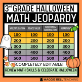 3rd Grade Halloween Math Jeopardy - Whole Class Digital Re