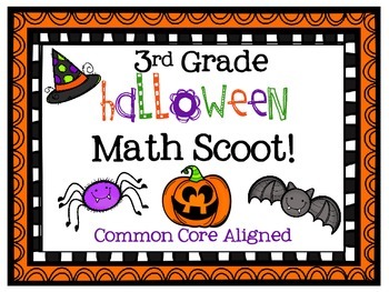 Preview of 3rd Grade Halloween Math (Common Core Aligned)