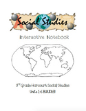 3rd Grade Harcourt Social Studies Interactive Notebooks Un