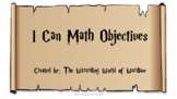 3rd Grade Harry Potter Math Objective Statements