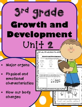 Preview of 3rd Grade Health - Unit 2: Growth and Development Activities and Worksheets