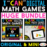 3rd Grade I CAN Math Games & Centers | DIGITAL Original & 