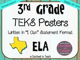 3rd Grade “I Can” Statement TEKS Objectives Posters for 20