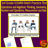3rd Grade ILEARN Math Practice Test - Indiana Test Prep - 