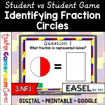 Preview of Identifying Fractions Powerpoint Game | Digital Resources | Fraction Games