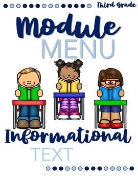 Preview of 3rd Grade Informational Text Module Menu