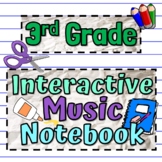3rd Grade Interactive Music Notebook | Music Notebook Best Seller
