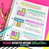 3rd Grade Interactive Notebook MATH TEST PREP