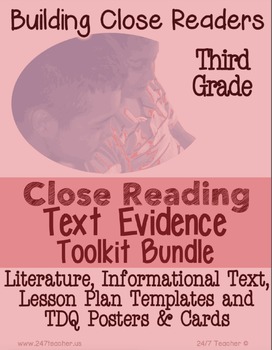 Preview of 3rd Grade Interactive Notebook: Tools for Close Reading, Assessment & Response