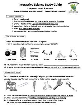 Preview of 3rd Grade Interactive Science (Study Guide/Test Combo Ch.4 - Lesson 2&3)
