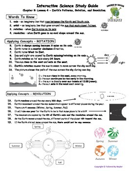 Preview of 3rd Grade Interactive Science (Study Guide/Test Combo Ch. 8 -Lesson 4)