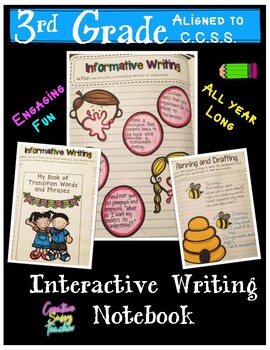 Preview of 3rd Grade Interactive Writing Notebook