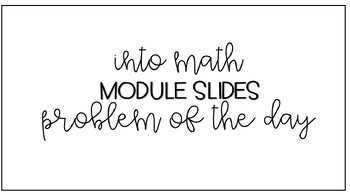 Preview of 3rd Grade Into Math: Modules 5-8 Problem of the Day Bundle