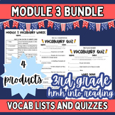 3rd Grade Into Reading: Module 3 Vocabulary Bundle