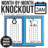 3rd Grade January Math Games - Winter Knockout Games - New