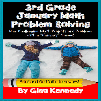 Preview of 3rd Grade January Math Projects, Problem-Solving