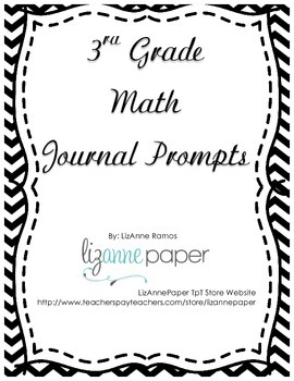 Preview of 3rd Grade Journal Prompts - OA