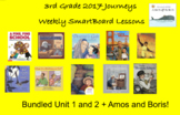 3rd Grade Journeys 2017 Unit 1 and 2 Smartboard Lessons Bundle