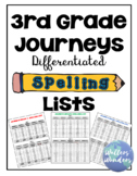 3rd Grade Journeys Differentiated Spelling Lists