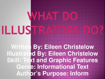 Preview of 3rd Grade L-7 What Do Illustrators Do? Voc./Spelling/Comp. Skills Power Point