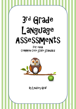 Preview of Language Arts Assessments 3rd Grade