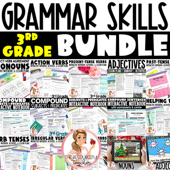 Preview of 3rd Grade Language / Grammar Skills Bundle - 35 Resources Included
