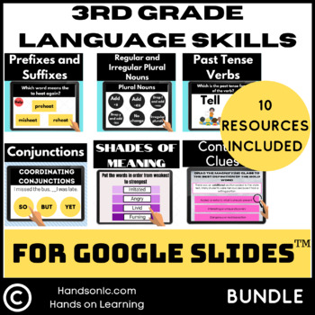 Preview of Language Skills Bundle for Google Slides