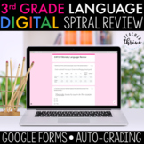3rd Grade Language Spiral Review [DIGITAL]