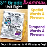 3rd Grade Gramar Unit 8 L.3.6 Spatial and Temporal Words a