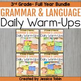 3rd Grade Grammar Review Packet Worksheets Bundle, Phonics