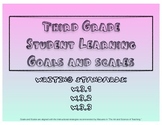 3rd Grade Writing Learning Goals and Scales - No Prep!
