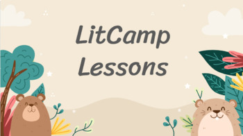 Preview of 3rd Grade LitCamp Lessons 2021 Version (Camping Theme)