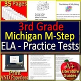 3rd Grade M-Step Reading ELA Practice Tests for Michigan M