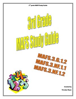 Preview of 3rd Grade MAFS Study Guide/Test Prep