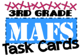 3rd Grade MAFS Task Card BUNDLE (Student Packet & Powerpoint) FSA