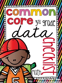 Preview of {3rd Grade} MATH Common Core Data Checklists