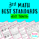 3rd Grade MATH Florida BEST Standards (Exit Tickets)