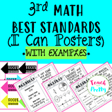3rd Grade MATH Florida BEST Standards (I Can Posters)