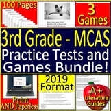 3rd Grade MCAS Massachusetts Reading Test Prep Practice Te