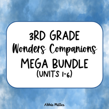 Preview of 3rd Grade - MEGA BUNDLE Wonders Companions - Google Slides (editable)