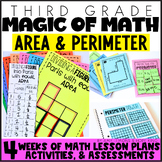 3rd Grade Magic of Math w/ Geometry, Area, & Perimeter Les