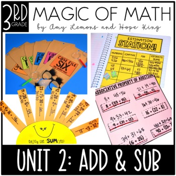 Preview of 3rd Grade Magic of Math Activities for Addition & Subtraction w/ Estimating Sums
