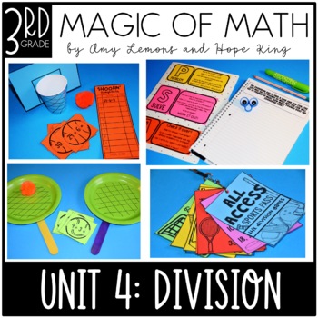 Preview of 3rd Grade Magic of Math Activities Division Strategies, Facts & Word Problems