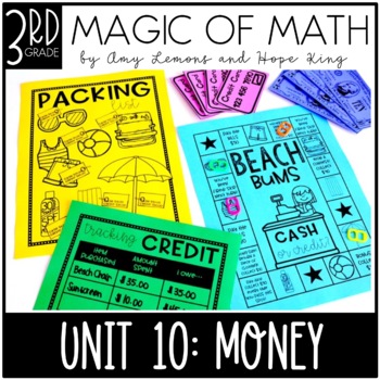 Preview of 3rd Grade Magic of Math Lesson Plans for Money and Personal Financial Literacy