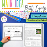 3rd Grade Main Idea and Supporting Details Activities Grap