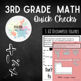 3rd Grade Math 3.6D Decompose Figures Worksheet