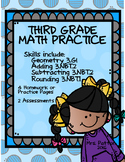 3rd Grade Math Practice Worksheets