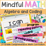 3rd Grade Math - Algebra, Patterns, Coding, Tessellation A