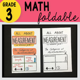 3rd Grade Math All About Measurements Foldable