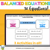 3rd Grade Math Balanced Equations: Digital/Printable